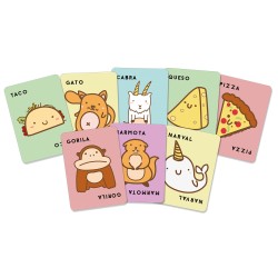 Taco, Gato,Cabra, Queso, Pizza