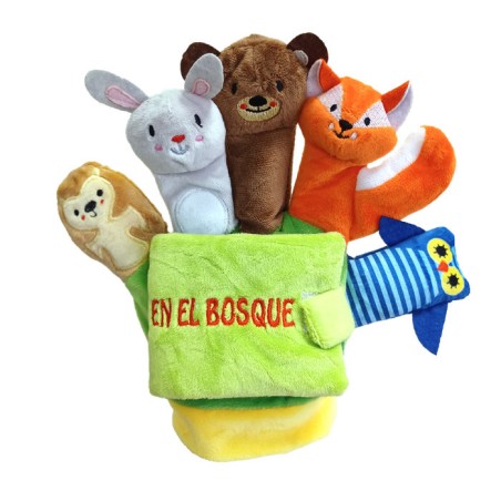 LIBRO GUANTE ANIMALES EN EL BOSQUE