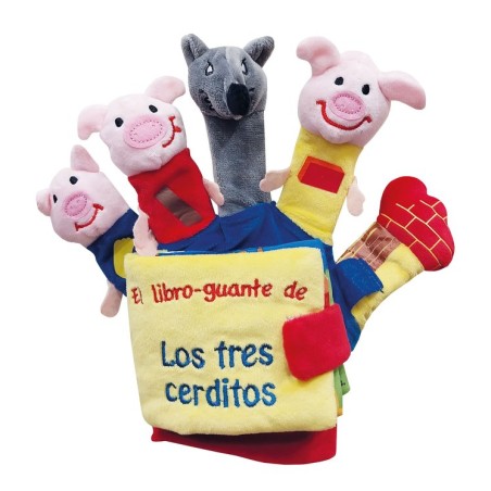 LIBRO GUANTE LOS 3 CERDITOS Y EL LOBO