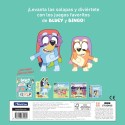 BLUEY LIBRO DE CARTON CON SOLAPAS A QUE JUGAMOS