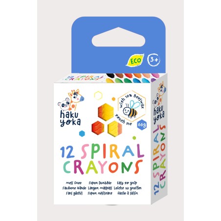 Crayones en espiral-12 Colores