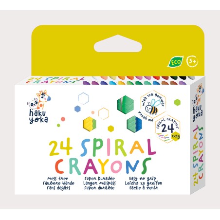 Crayones en espiral-24 Colores
