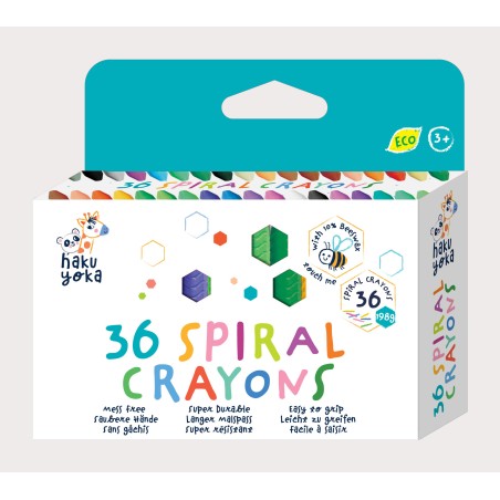 Crayones en espiral-36 Colores