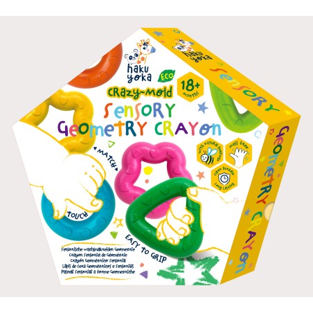 Crayones Sensoriales de Geometría
