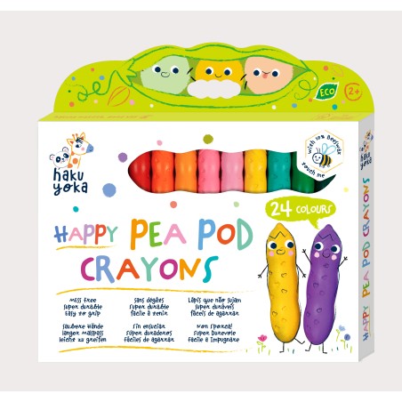 Tiras de Guisantes Felices- 24 Colores Pastel