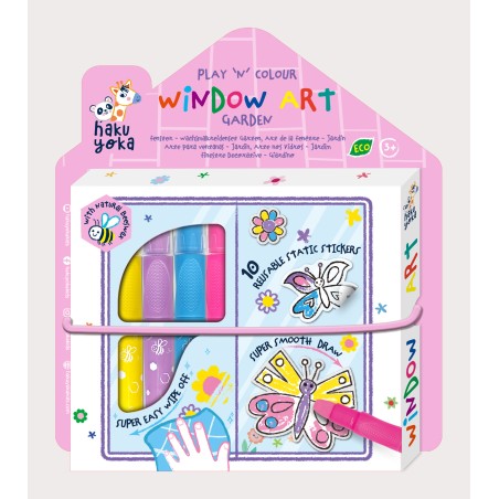 Arte de Ventana - Jardín de Mariposas