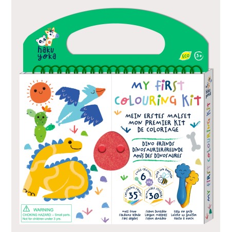 Mi primer kit para colorear - Amigos de los dinosaurios
