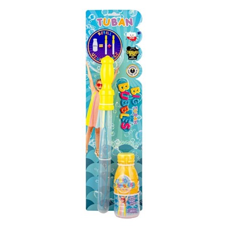 Tuban Conjunto Bubbles espada burbuja y 250 ml líquido doble recarga