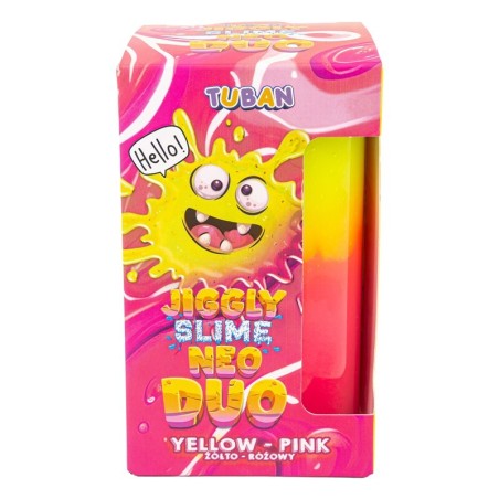 Tuban Jiggly slime neo duo – amarillo-rosa 430 g