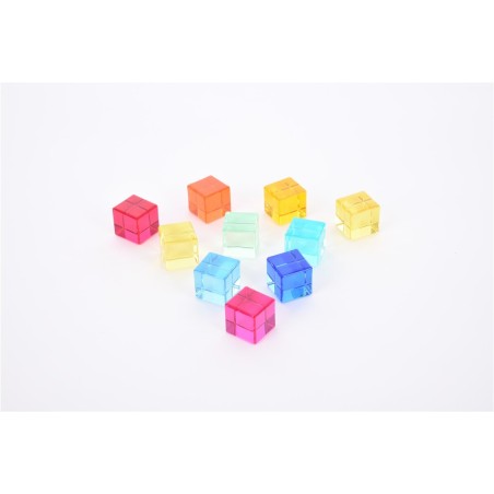 Tickit Conjunto de 10 gemas de colores 25 mm