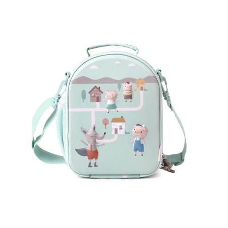 Bolsa Merienda Térmica 3D The Three Little Pigs