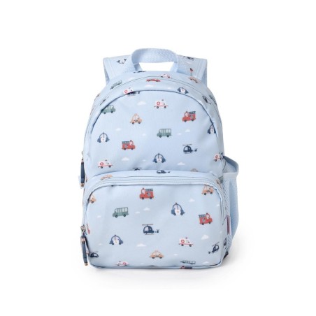 Mochila Infantil City Cars Personalizable