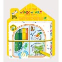 Arte de Ventana - Animales de la Jungla