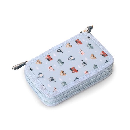 Estuche Plumier Doble City Cars