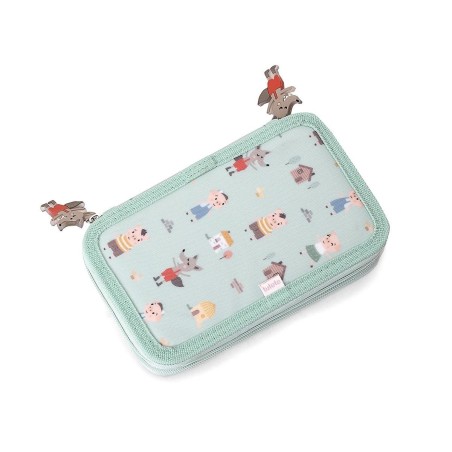 Estuche Plumier Doble The Three Little Pigs
