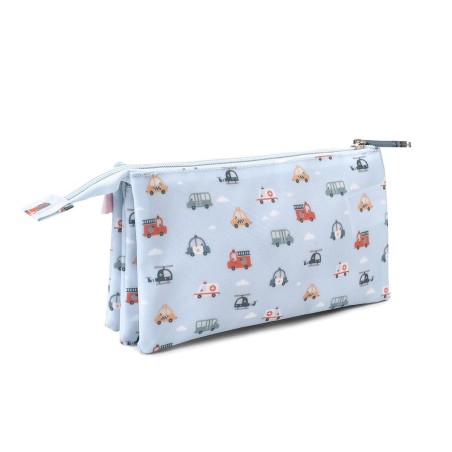Estuche 3 Compartimentos City Cars Personalizable
