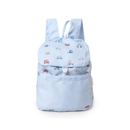 Mochila Pequeña Tela City Cars Personalizable
