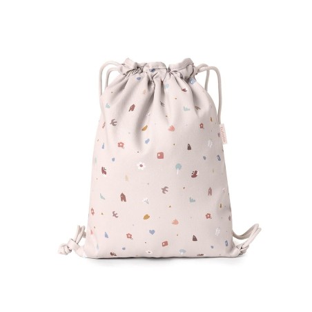 Mochila Saco Tela Geometric Nature Personalizable