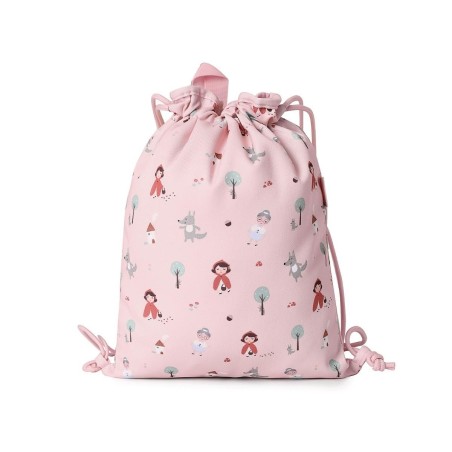 Mochila Saco Tela Little Red Personalizable