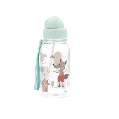 Botella Plástico The Three Little Pigs Personalizable