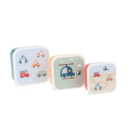 3 Cajas Almuerzo City Cars