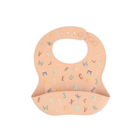 Babero Silicona Funny Letters