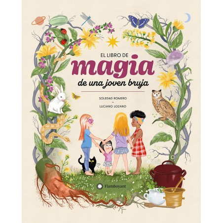 El libro de magia de una joven bruja