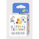 Crayones en espiral-12 Colores
