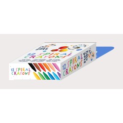 Crayones en espiral-12 Colores