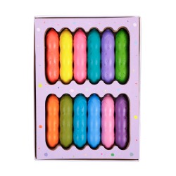 Tiras de Guisantes Felices-  12 Colores Pastel