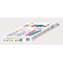 Tiras de Guisantes Felices-  12 Colores Pastel
