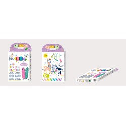 Tiras de Guisantes Felices-  12 Colores Pastel
