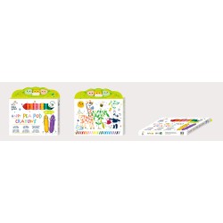 Tiras de Guisantes Felices- 24 Colores Pastel