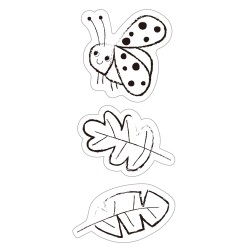 Arte de Ventana - Animales de la Jungla