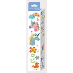 Kit de Rollos para Colorear-Unicornio de Fantasía