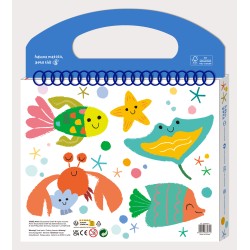 Mi primer kit para colorear - Amigos del mar