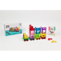 Imanix Train con vagones 38 piezas.