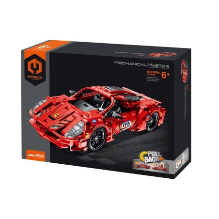 iMMaster Coche de carreras rojo - 437piezas.