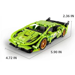 iMMaster Coche de carreras verde - 457piezas.