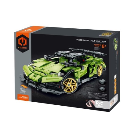 iMMaster Coche radio control verde 429piezas.