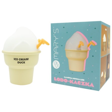 Mary's lámpara de noche LED helado-patito