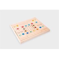 Tickit Bandeja bloques construcción gemas 82 piezas.