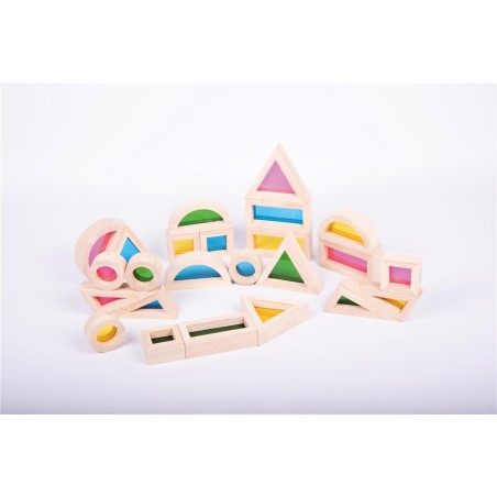 Tickit Conjunto 24 bloques arco iris