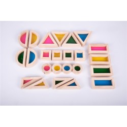 Tickit Conjunto 24 bloques arco iris