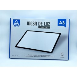 Mesa de luz tamaño A3