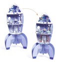 Colorear-construir-jugar Cohete espacial