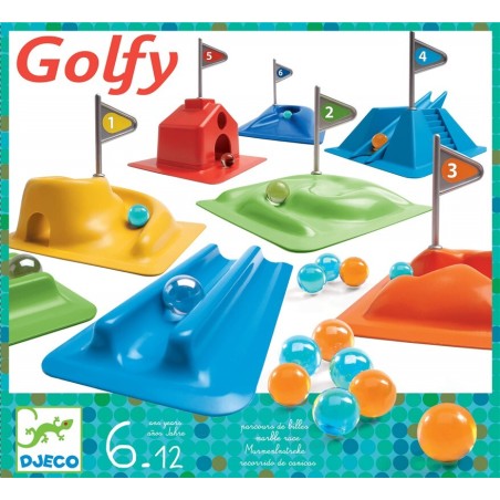 Golfy - Minigolf con canicas