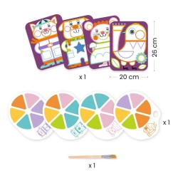 Pintura con paleta Los mofletudos