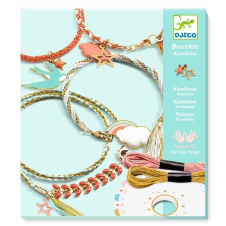 Pulseras Kumihimo Celeste