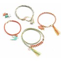 Pulseras Kumihimo Celeste